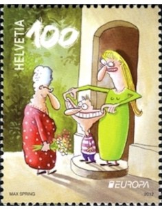 Timbre Poste Europa Suisse N° 2175 N ** philatelie foxtimbre