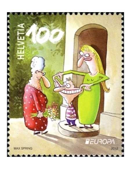 Timbre Poste Europa Suisse N° 2175 N ** philatelie foxtimbre