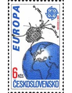 Timbre Poste Europa Tchecoslovaquie N° 2884 N ** philatelie foxtimbre