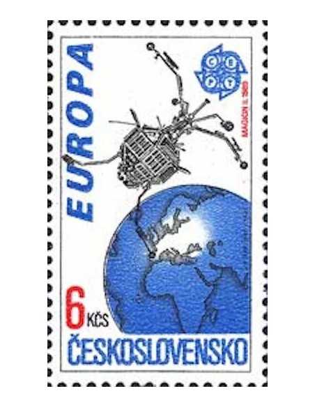 Timbre Poste Europa Tchecoslovaquie N° 2884 N ** philatelie foxtimbre