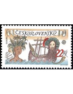 Timbre Poste Europa Tchecoslovaquie N° 2913 N ** philatelie foxtimbre