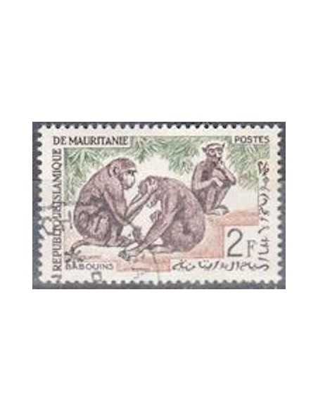 Timbre Poste Mauritanie N° 168 Oblitéré philatélie foxtimbre