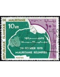 Timbre Poste Mauritanie N° 349 Oblitéré philatélie foxtimbre