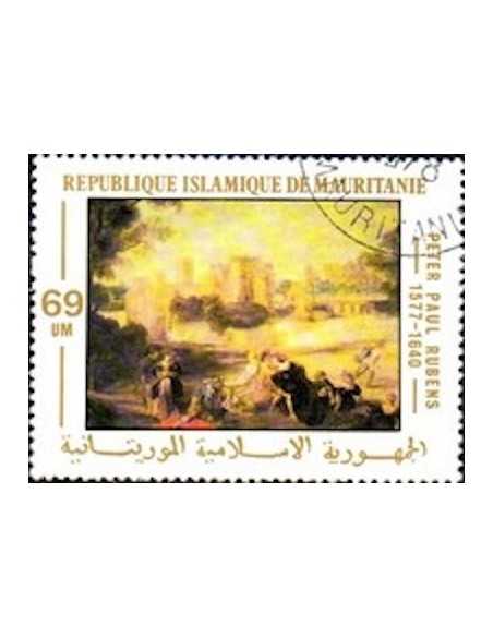 Timbre Poste Mauritanie N° 385 Oblitéré philatélie foxtimbre