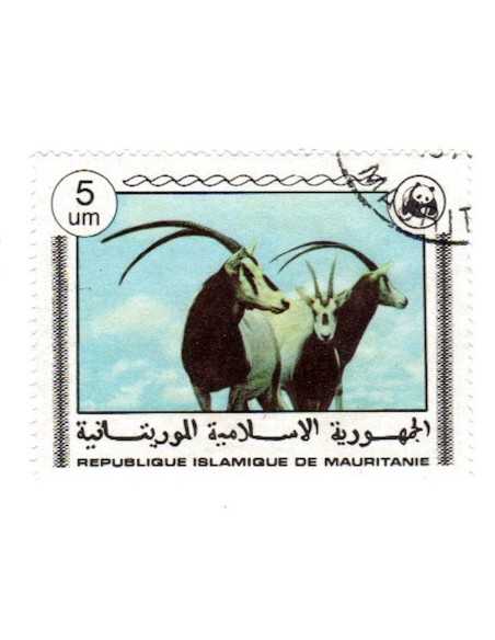 Timbre Poste Mauritanie N° 386 Oblitéré philatélie foxtimbre