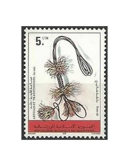 Timbre Poste Mauritanie N° 406 Oblitéré philatélie foxtimbre