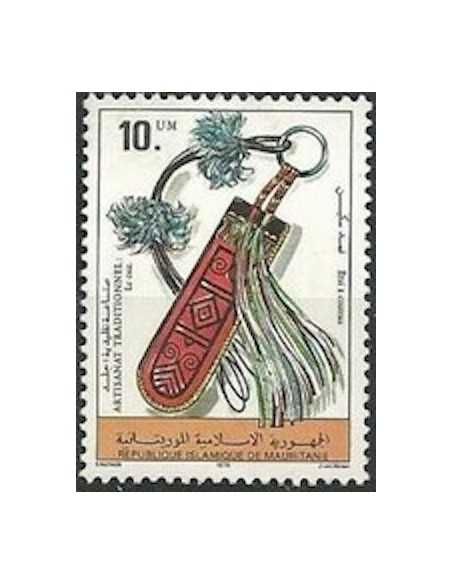 Timbre Poste Mauritanie N° 408 Oblitéré philatélie foxtimbre