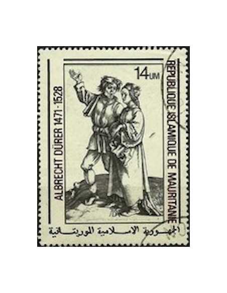Timbre Poste Mauritanie N° 410 Oblitéré philatélie foxtimbre