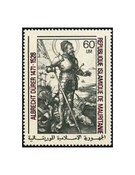 Timbre Poste Mauritanie N° 412 Oblitéré philatélie foxtimbre