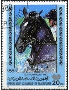 Timbre Poste Mauritanie N° 447 Oblitéré philatélie foxtimbre