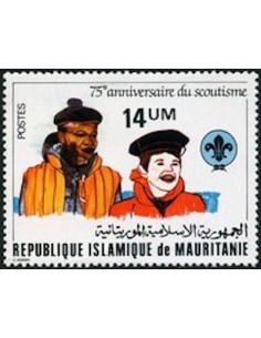 Timbre Poste Mauritanie N° 496 Oblitéré philatélie foxtimbre