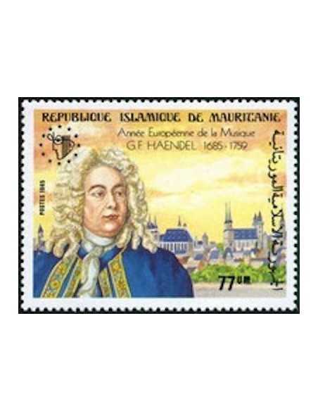 Timbre Poste Mauritanie N° 568 Oblitéré philatélie foxtimbre