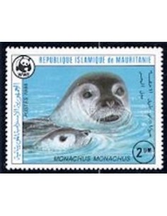 Timbre Poste Mauritanie N° 575 Oblitéré philatélie foxtimbre