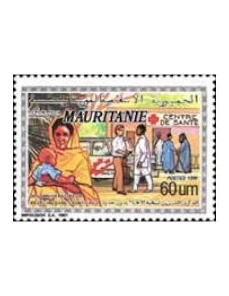 Timbre Poste Mauritanie N° 663 Oblitéré philatélie foxtimbre