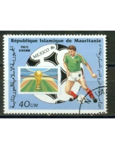 Timbre Poste Mauritanie N° PA 242 Oblitéré philatélie foxtimbre