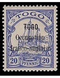 Timbre Poste Togo Occ Mill N° 25 Obli philatélie foxtimbre