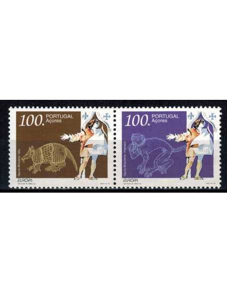 Timbre Poste Açores N° 0436/37 N ** philatélie foxtimbre