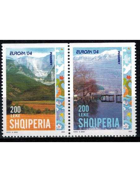 Timbre Poste Albanie N° 2703/04a N ** philatélie foxtimbre