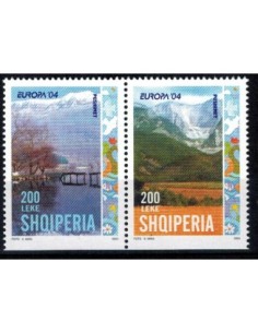 Timbre Poste Albanie N° 2703/04b N ** philatélie foxtimbre