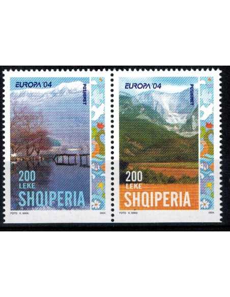 Timbre Poste Albanie N° 2703/04b N ** philatélie foxtimbre