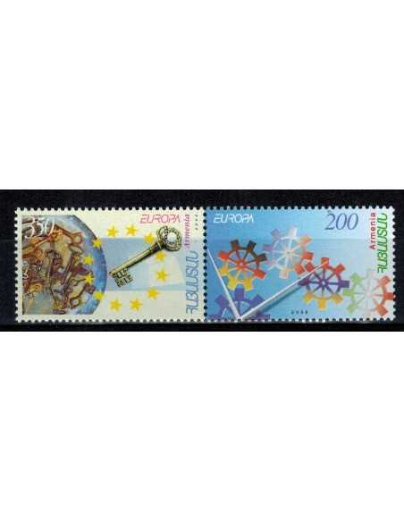 Timbre Poste Arménie N° 0494/95 N ** philatélie foxtimbre