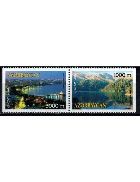 Timbre Poste Azerbaidjan N° 0489/90b N ** philatélie foxtimbre