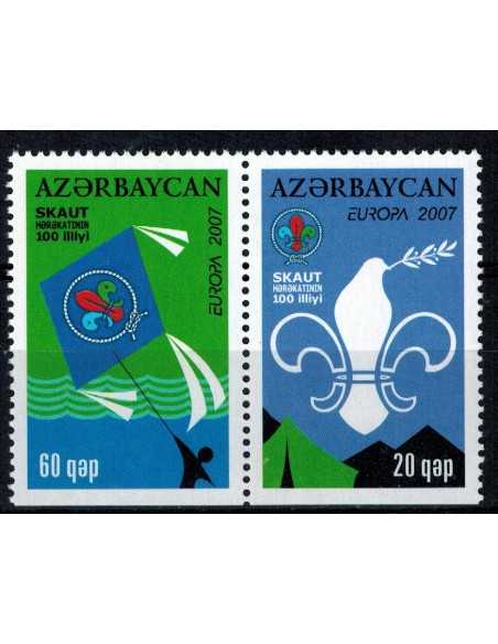 Timbre Poste Azerbaidjan N° 0580/81b N ** philatélie foxtimbre