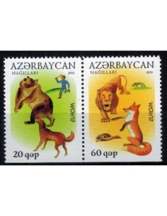 Timbre Poste Azerbaidjan N° 0680/81b N ** philatélie foxtimbre