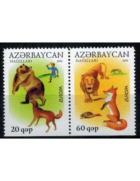 Timbre Poste Azerbaidjan N° 0680/81b N ** philatélie foxtimbre