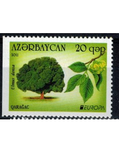 Timbre Poste Azerbaidjan N° 0721a N ** philatélie foxtimbre