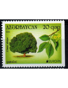 Timbre Poste Azerbaidjan N° 0721b N ** philatélie foxtimbre