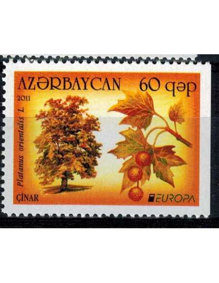 Timbre Poste Azerbaidjan N° 0722a N ** philatélie foxtimbre