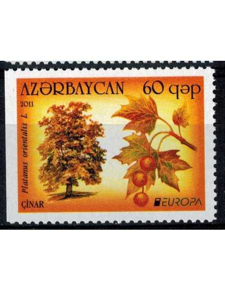 Timbre Poste Azerbaidjan N° 0722b N ** philatélie foxtimbre