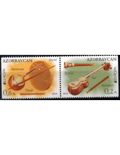 Timbre Poste Azerbaidjan N° 0862/63b N ** philatélie foxtimbre