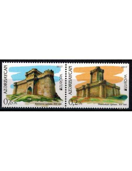 Timbre Poste Azerbaidjan N° 0953/54b N ** philatélie foxtimbre