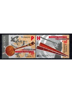 Timbre Poste Bielorussie N° 0850/51 N ** philatélie foxtimbre