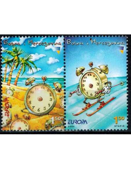 Timbre Poste Bosnie Herzegovine N° 0434/35 N ** philatélie foxtimbre