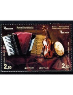 Timbre Poste Bosnie Herzegovine N° 0701/702 N ** philatélie foxtimbre