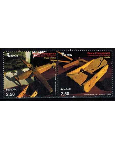 Timbre Poste Bosnie Herzegovine N° 0725/26 N ** philatélie foxtimbre