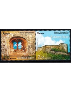 Timbre Poste Bosnie Herzegovine N° 0766/67 N ** philatélie foxtimbre