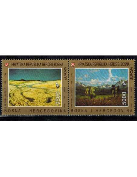 Timbre Poste BH croate N° 0001F/1G N ** philatélie foxtimbre