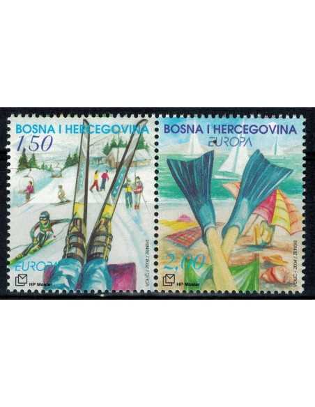 Timbre Poste BH croate N° 0105/06 N ** philatélie foxtimbre