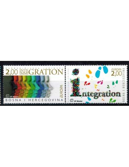 Timbre Poste BH croate N° 0149/50 N ** philatélie foxtimbre