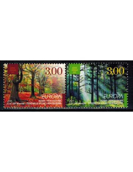 Timbre Poste BH croate N° 0280/81 N ** philatélie foxtimbre