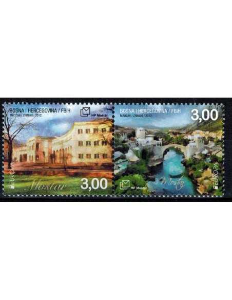 Timbre Poste BH croate N° 0305/06 N ** philatélie foxtimbre