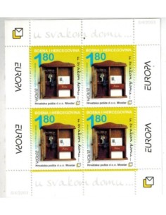 Timbre Poste BH croate N° BF004A N ** philatélie foxtimbre