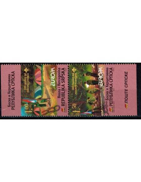 Timbre Poste BH Serbe N° 0364/365 N ** philatélie foxtimbre