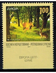 Timbre Poste BH Serbe N° 0488a N ** philatélie foxtimbre