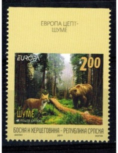 Timbre Poste BH Serbe N° 0489a N ** philatélie foxtimbre