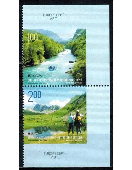 Timbre Poste BH Serbe N° 0522/523a N ** philatélie foxtimbre